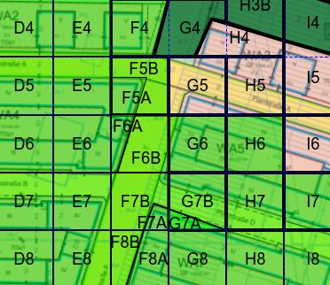 Ausschnitt Rasterfeldplan